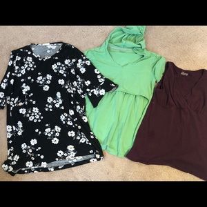 Lot of Medium Nursing Breastfeeding Tops